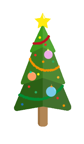 Christmas Tree Sticker by Strictly Design