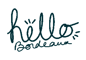 Bordeaux Hello Sticker by Hobo Club