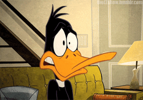 daffy duck gasp GIF