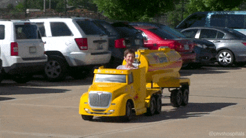 Pulling Up Driving A Truck GIF by Children's Miracle Network Hospitals