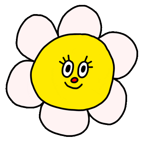 Cartoon Flower Sticker by pey chi for iOS & Android | GIPHY