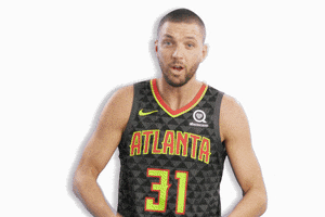 Chandler Parsons Reaction GIF by Atlanta Hawks