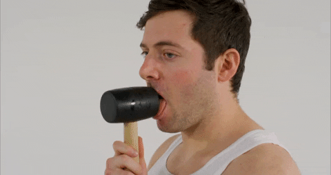 Hammer Lick GIFs - Get the best GIF on GIPHY