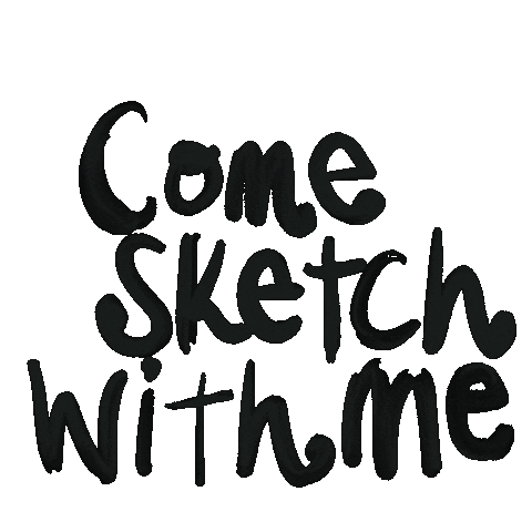 Comesketchwithme Sticker