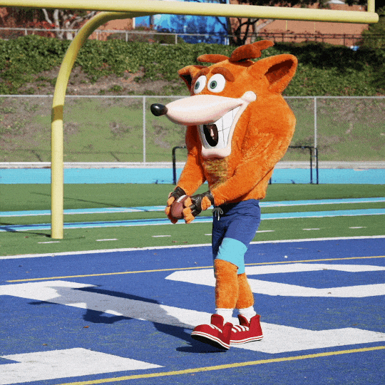 Mascot Kicker GIF by Crash Bandicoot Find & Share on GIPHY