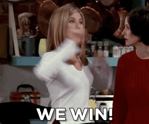 We Win Season 4 GIF by Friends - Find & Share on GIPHY