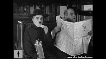 choking silent film GIF by Charlie Chaplin
