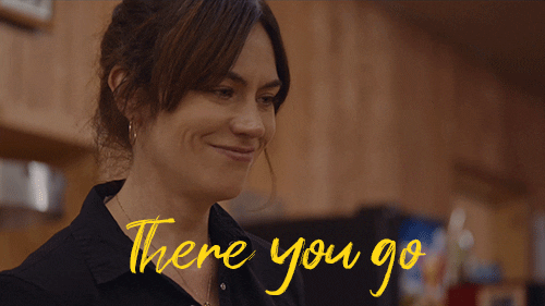 Here You Go Maggie Siff GIF by FILMRISE - Find & Share on GIPHY