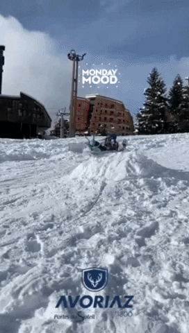Avoriaz1800 happy snow crazy mondaymood GIF