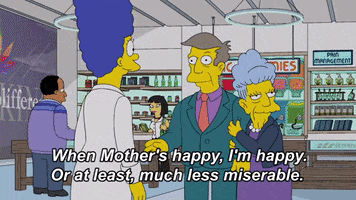 Happy The Simpsons GIF by AniDom