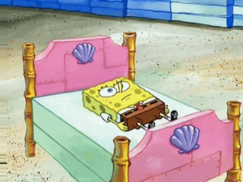 Spongebob Bed GIF by MOODMAN - Find & Share on GIPHY