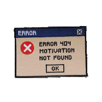 Motivation Error Sticker