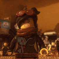 surprised lego movie GIF by LEGO