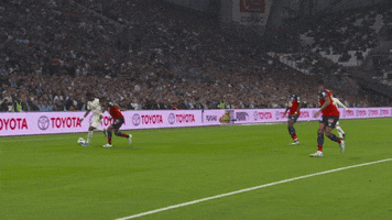Bouna Sarr Skills GIF by Olympique de Marseille
