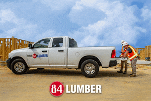84Lumber construction build job site lumber GIF