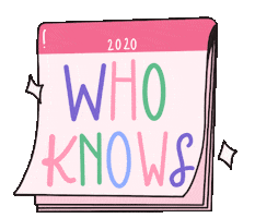 Who Knows Day Sticker by Fran Borzea