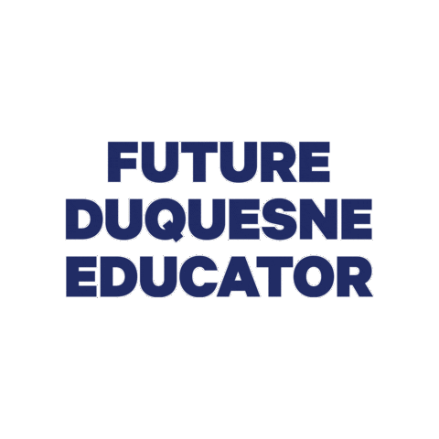 Education Teacher Sticker by Duquesne University