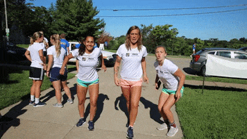 College Jumping GIF by Clarke University