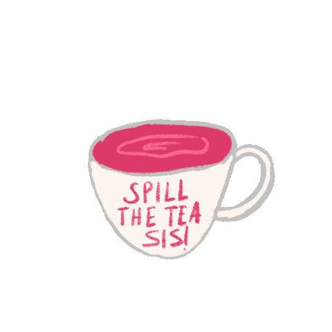 Pink Tea Sticker
