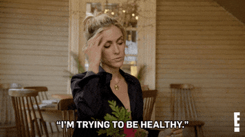 Life Trying To Be Healthy GIF by E!