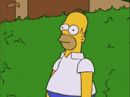 Scared Homer Simpson GIF by reactionseditor