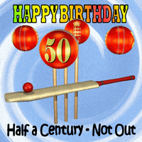 Cricket Happy 50Th Birthday GIF