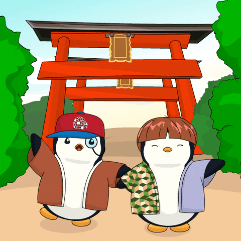 Japan Japanese GIF by Pudgy Penguins