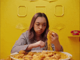 Chinese Food Eating GIF by mxmtoon