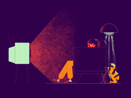 Sitting Down Living Room GIF by Not Flipper