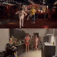 Inbetweeners Movie Dance GIF by Budgy Smuggler