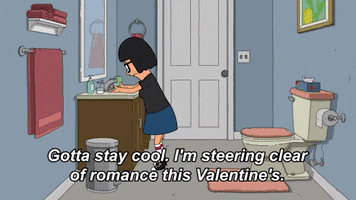 Wash Off Valentines Day GIF by Bob's Burgers