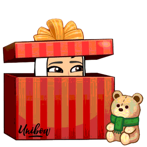 Christmas Rainbow Sticker by UnibowStore