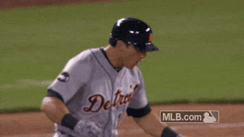 excited detroit tigers GIF by MLB