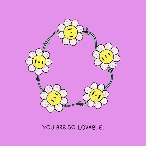 Love You Flower GIF