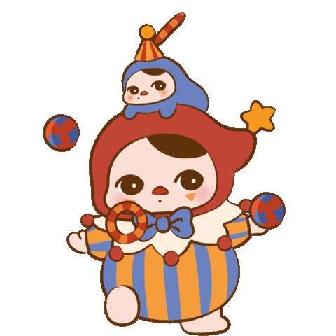 Clown Circus Sticker by POP MART