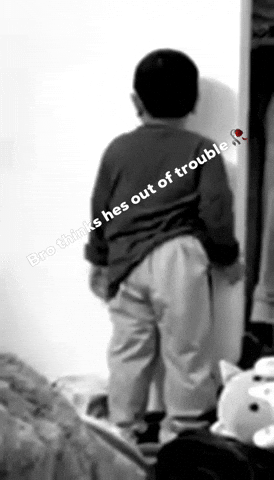Bro Thinks Hes Out Of Trouble GIF