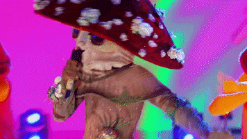 Mushroom Dancing GIF by The Masked Singer