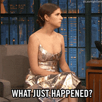 confused anna kendrick GIF by Late Night with Seth Meyers