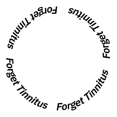 ForgTin® - Forget Tinnitus Sticker