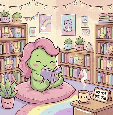 Do Not Disturb Relax GIF by KuteCosmos | Home of Fruffy