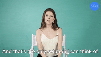 Anna Kendrick Solution GIF by BuzzFeed