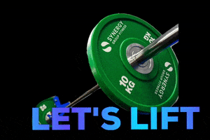 Synergyfitness fitness lift weight barbell GIF