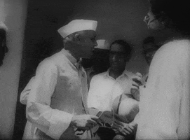 Jawaharlal Nehru Vintage GIF by US National Archives