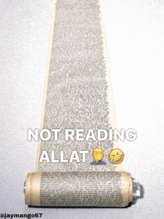 Not Reading GIF