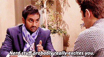 parks and recreation nerd GIF