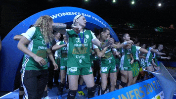 golden medal dancing GIF by EHF