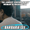 The longest-serving Black woman in Washington - Barbara Lee