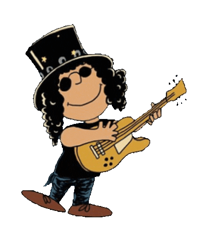 Happy Slash Sticker by Guns N' Roses