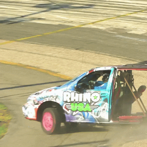 Race Track Donut GIF