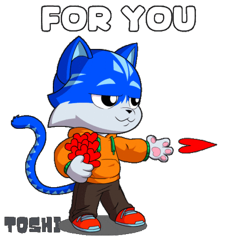 For You Love Sticker by Toshithecat